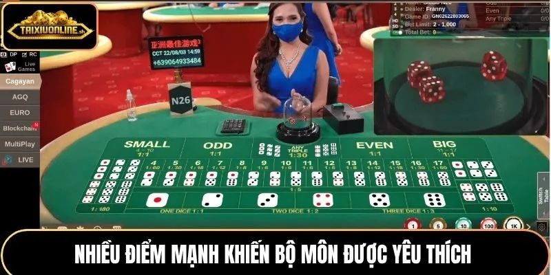 Nhiều điểm mạnh khiến bộ môn được yêu thích 